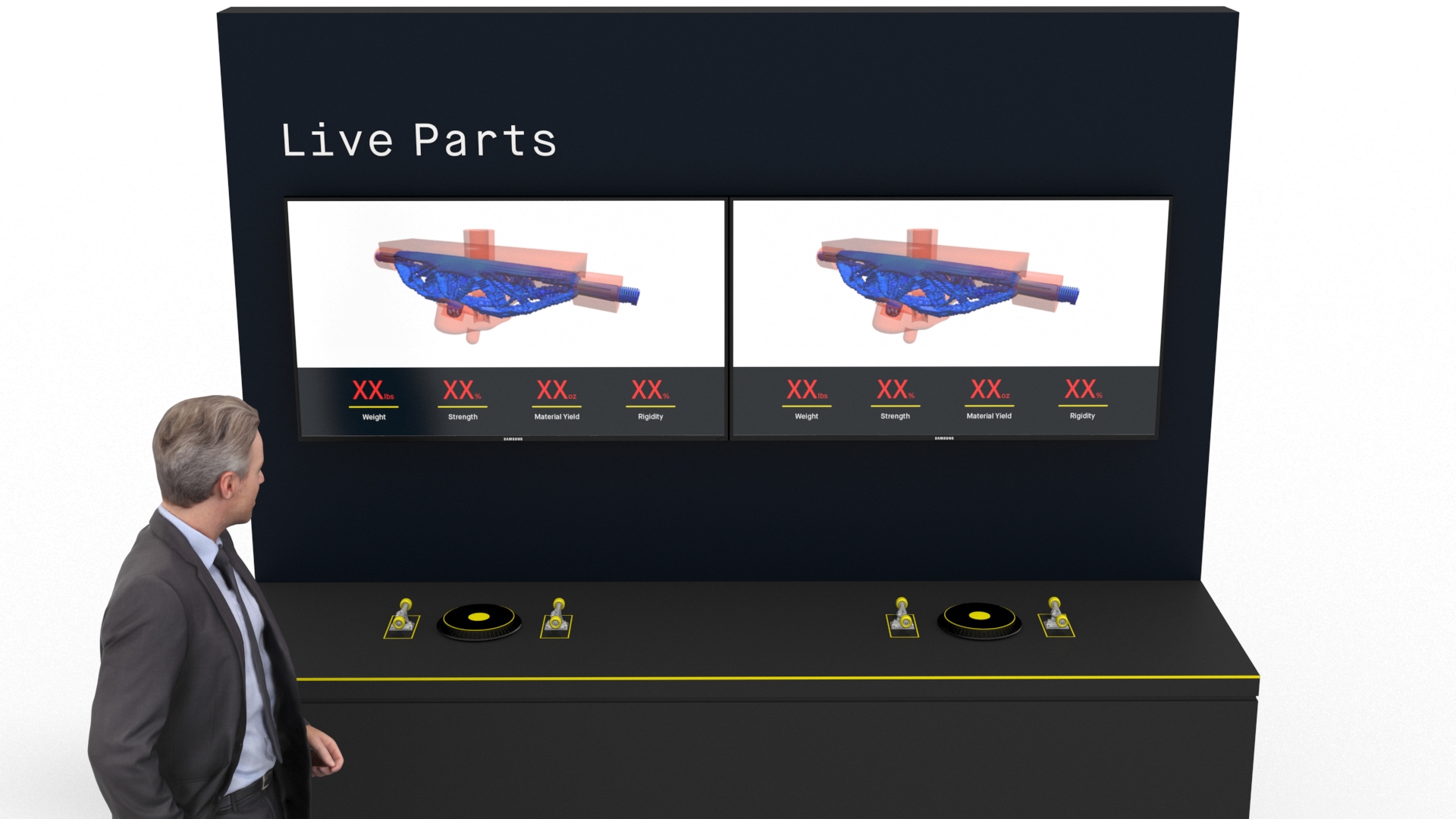 Desktop Metal Live Parts Engage 190124 2B0001